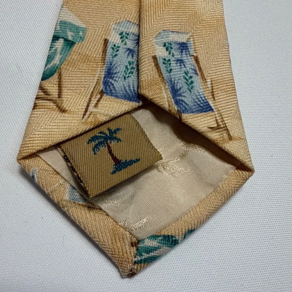 Tommy Bahama All Silk Beach Chair‎ Print Tie Made in USA
